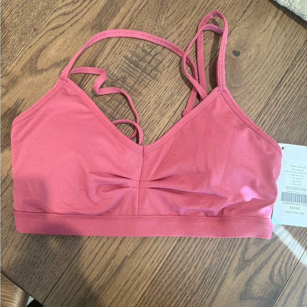 Fabletics Pink Sports Bra